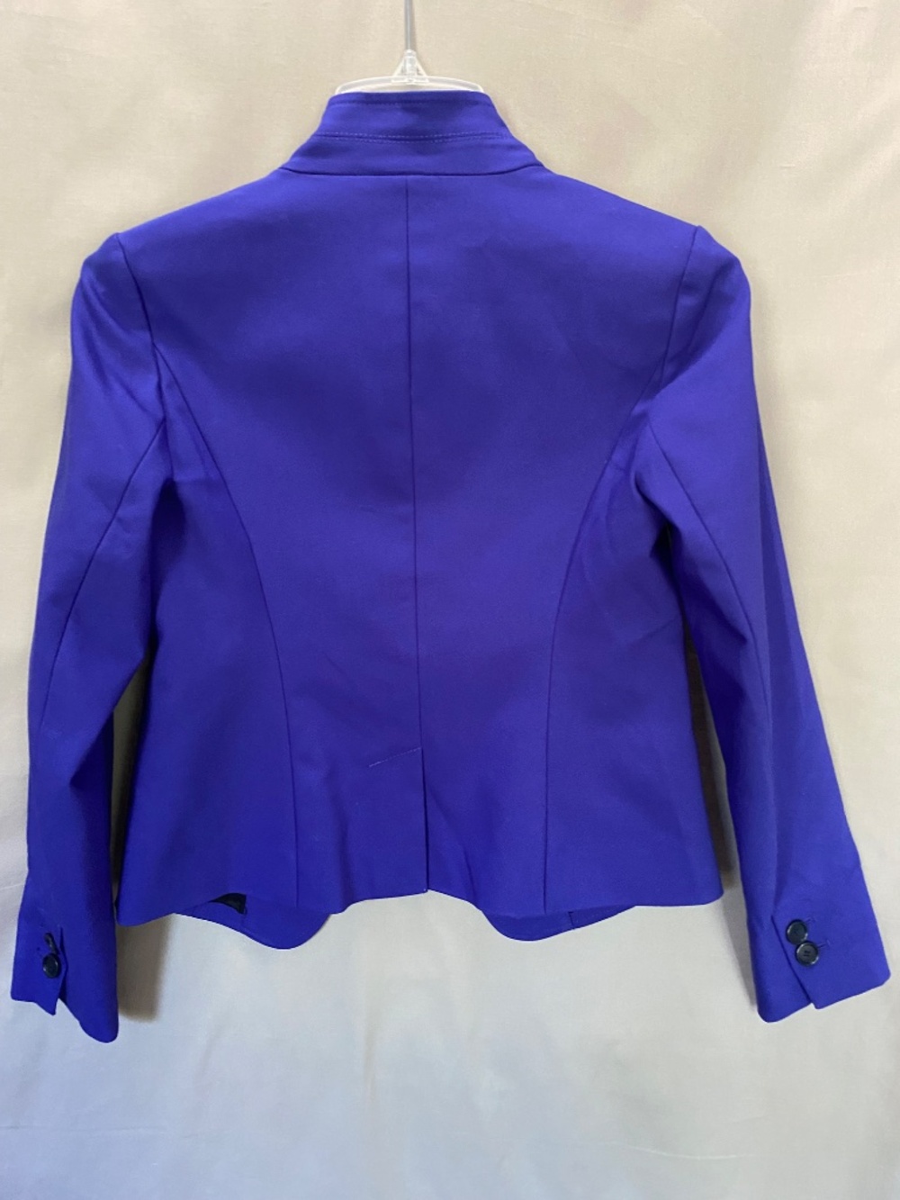 Ann Taylor LOFT Petite Notched Collar Blazer in Royal Purple Size 00P (new) - Picture 2 of 11